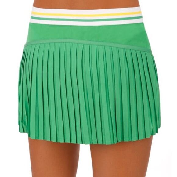 Adidas x Stella McCartney Barricade Tennis Skirt Ruffle Pleated Striped Skort - Picture 6 of 15